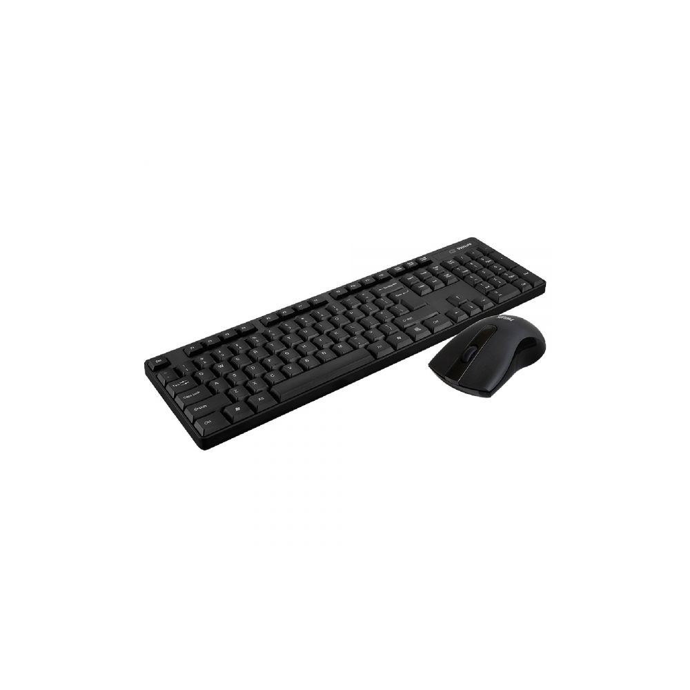 Kit Teclado e Mouse sem Fio SPT6501B Preto - Philips