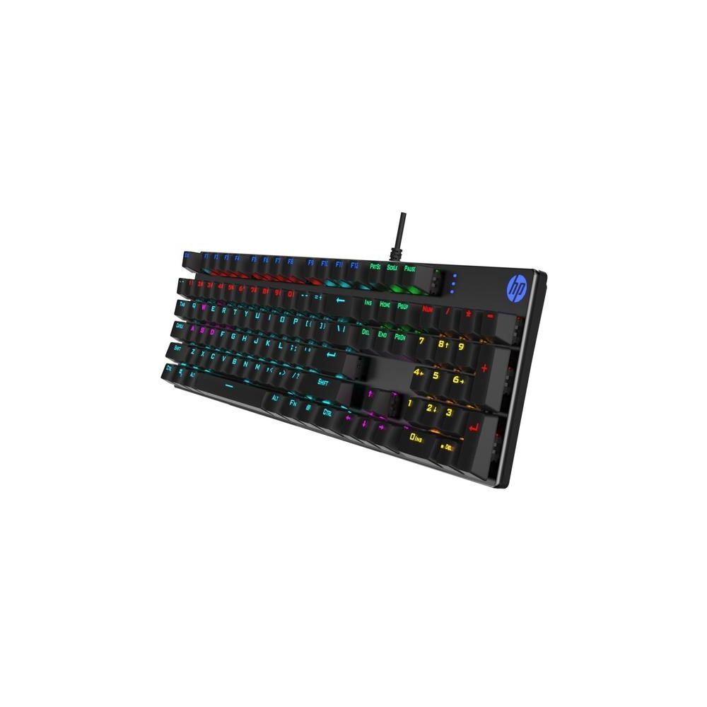 Teclado Gamer Mecânico Chumbo ABNT2 7ZZ93AA - HP