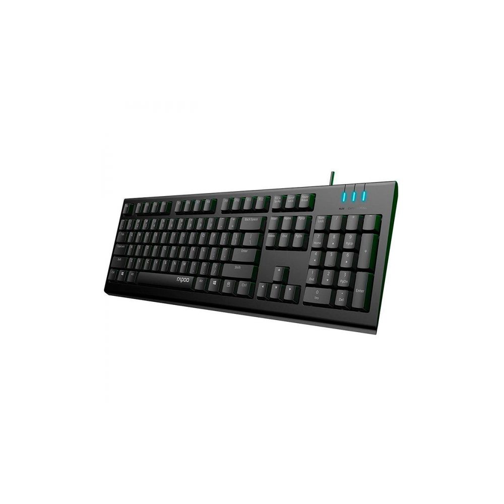 Teclado Com Fio USB RA018 Preto - Rapoo 