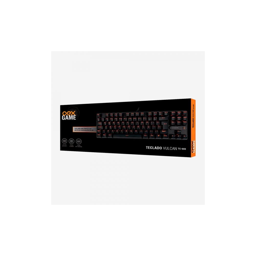 Teclado Gamer Mecânico Vulcan TC603 - Oex