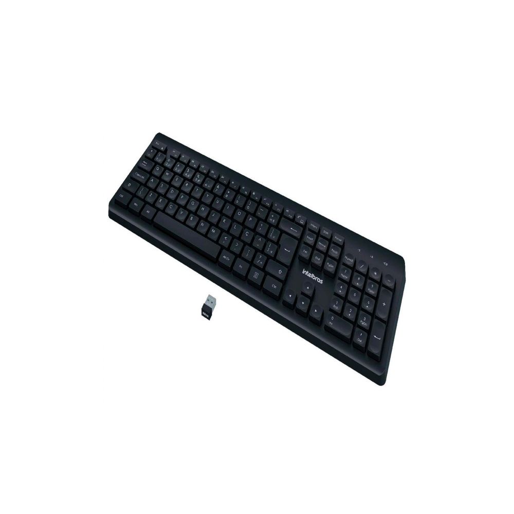 Kit Teclado e Mouse Sem Fio Preto Csi50 - Intelbras
