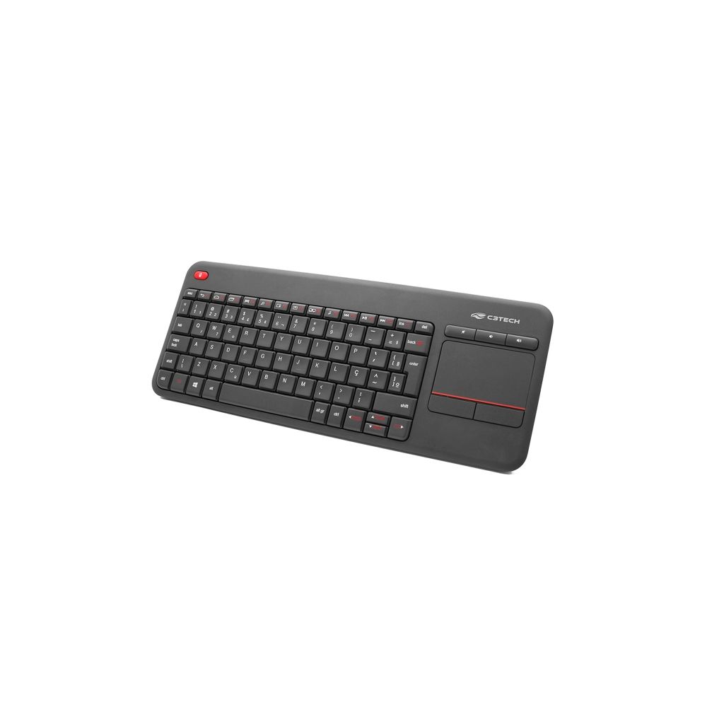 Teclado Sem Fio Com Touchpad K-WT200BK - C3Tech