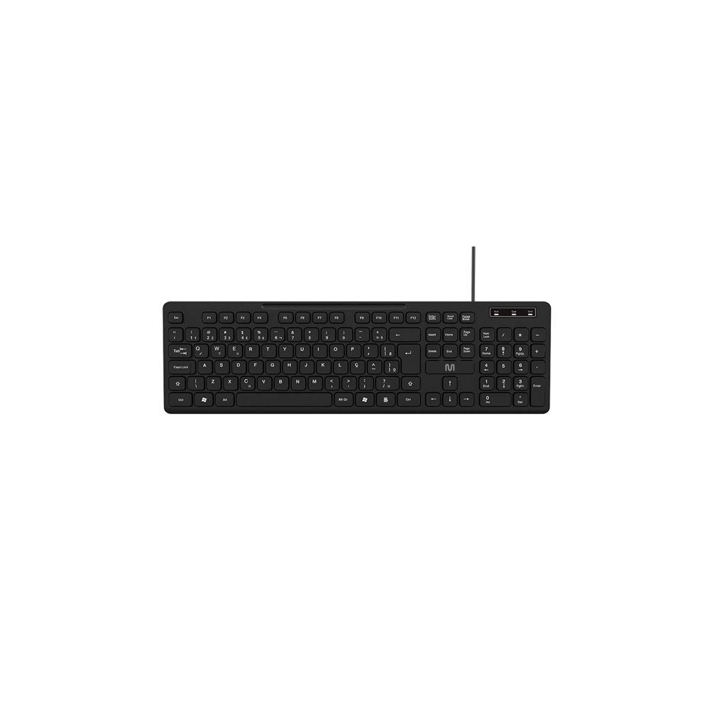 Teclado Multimídia ABNT2 TC144 Preto - Multilaser