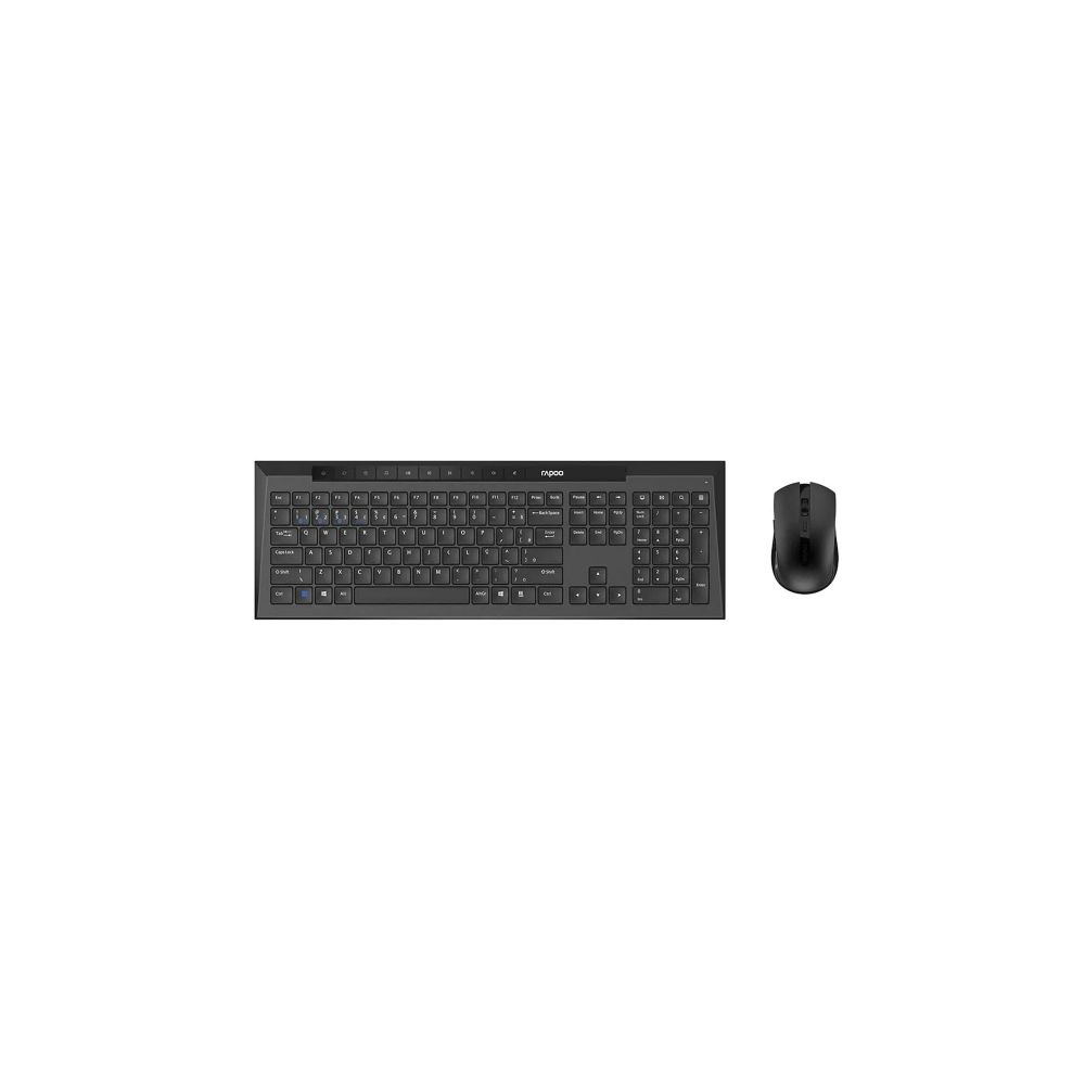 Kit Teclado e Mouse Sem Fio 2.4Ghz 1600Dpi - Rapoo