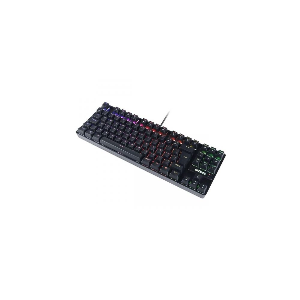 Teclado Gamer Mecanico Switch Blue Led RGB - Pcyes