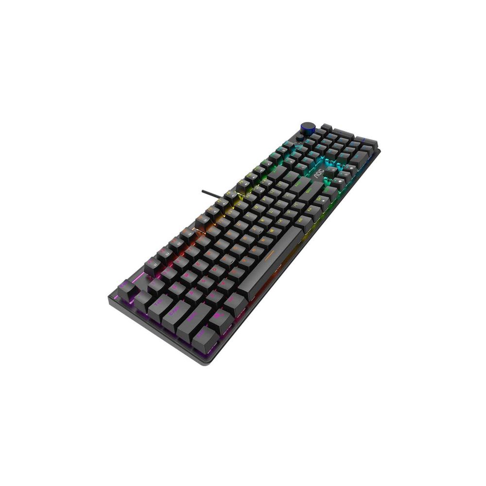 Teclado Gamer Mecanico Preto Switch Red Rgb - Aoc