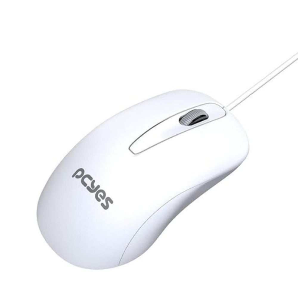 Kit Soft Teclado + Mouse Usb 2m Branco Pcosf2w Abnt2 - Pcyes