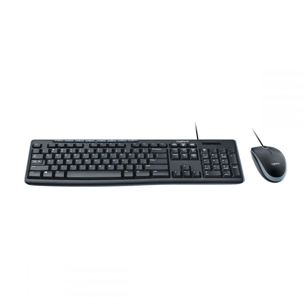 KIT Teclado e Mouse USB MK200 Preto - Logitech