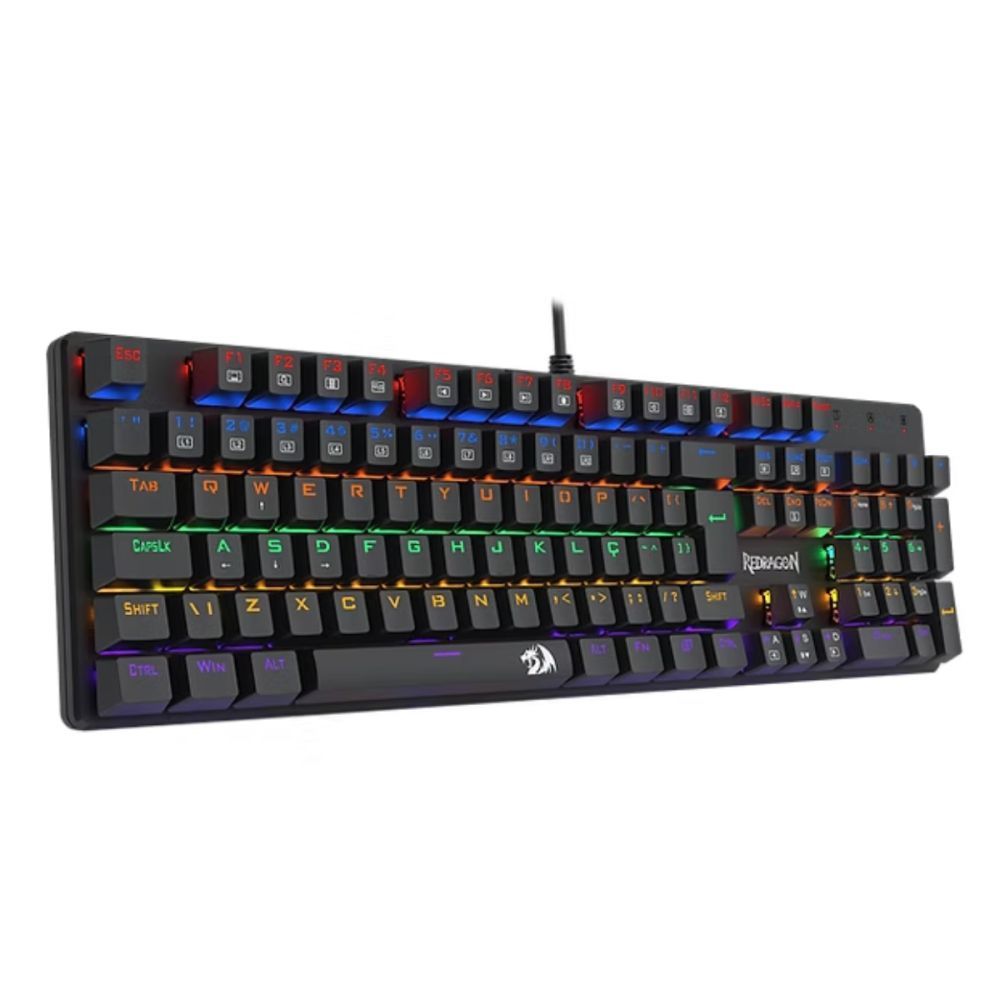 Teclado mecânico Valheim Rainbow K608-R - Redragon