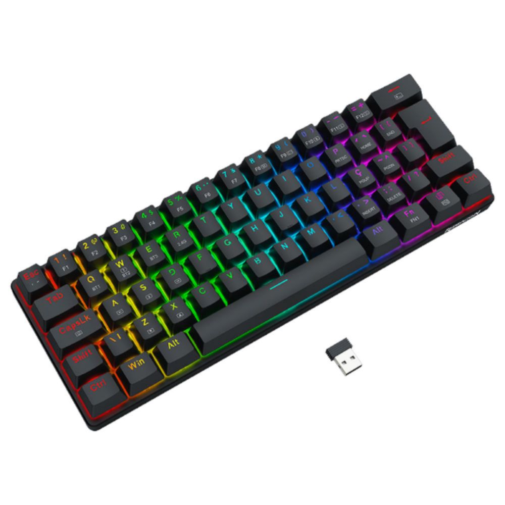 Teclado Gamer Jax Pro RGB Switch Marrom K613-KBS - Redragon