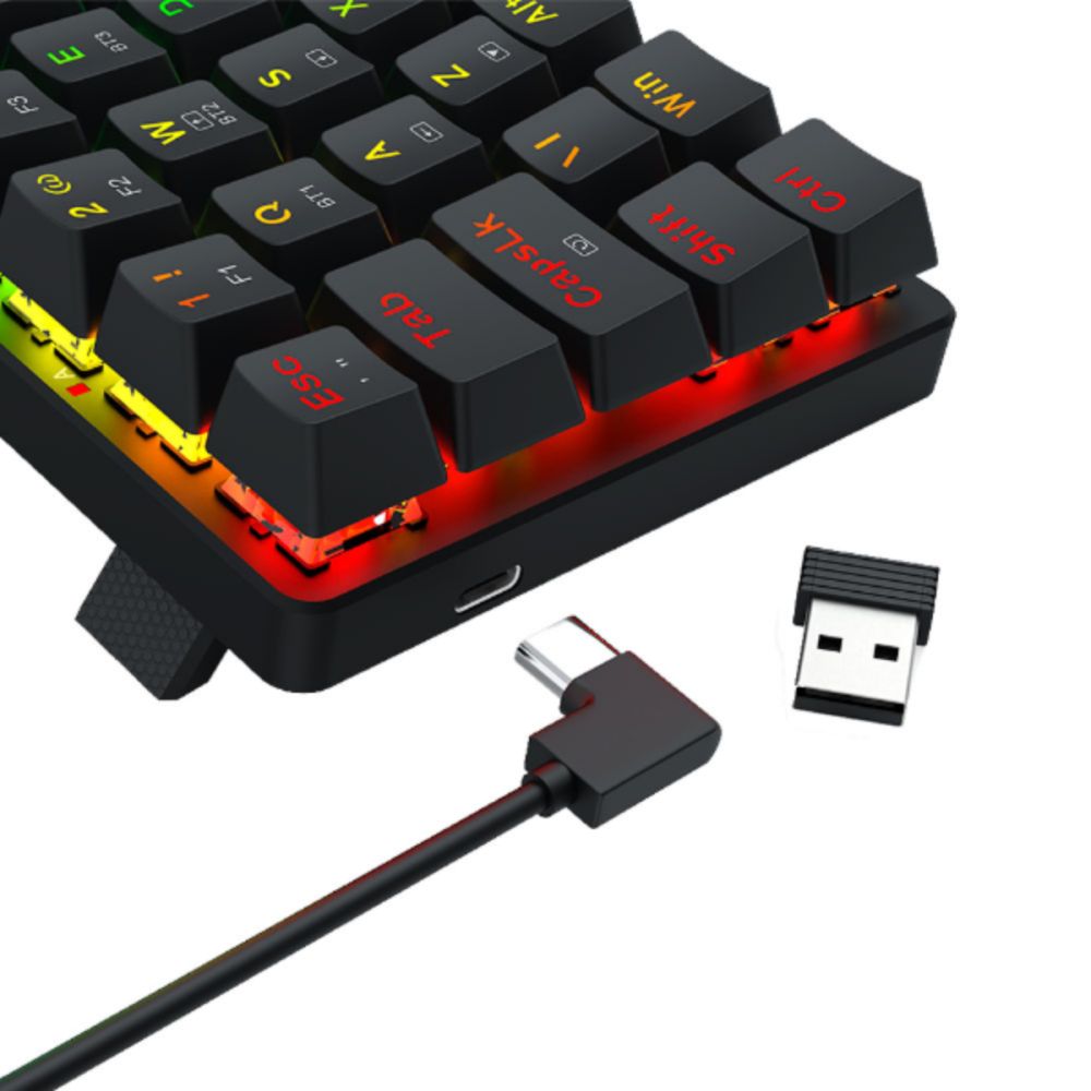 Teclado Gamer Jax Pro RGB Switch Marrom K613-KBS - Redragon