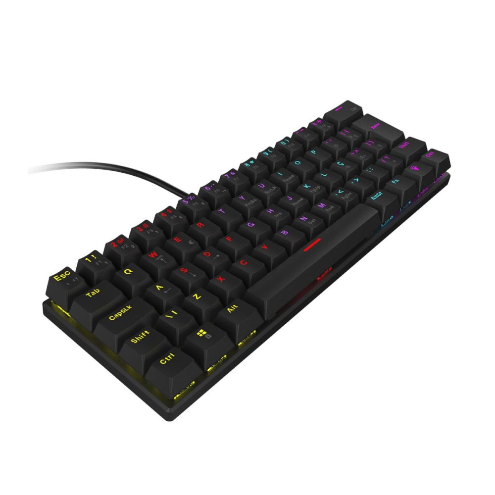 Teclado Mecânico 60% Anihi Black Switch Blue – Vinik