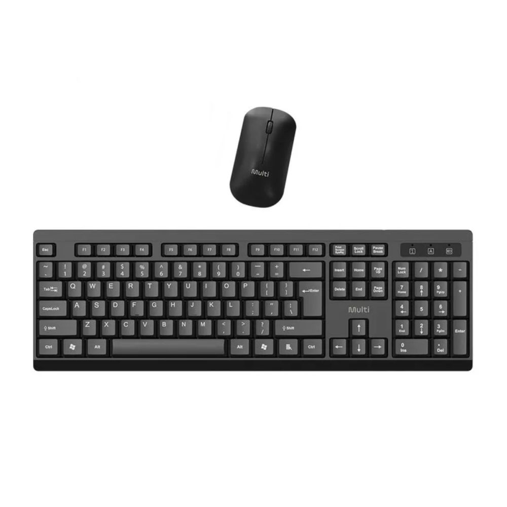 Combo Teclado e Mouse sem Fio CF600 TC670 - Multi