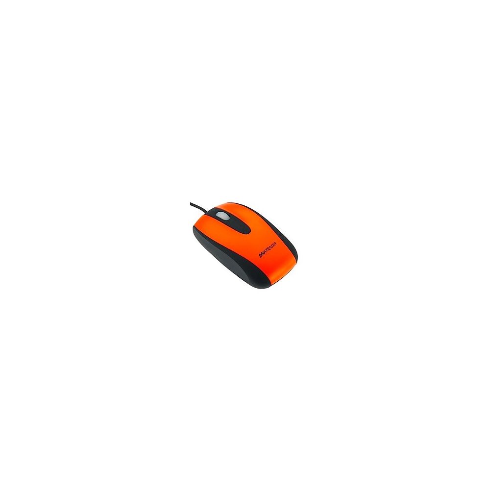 Mouse Óptico Fun USB Mod.MO00004ML Laranja - Multilaser