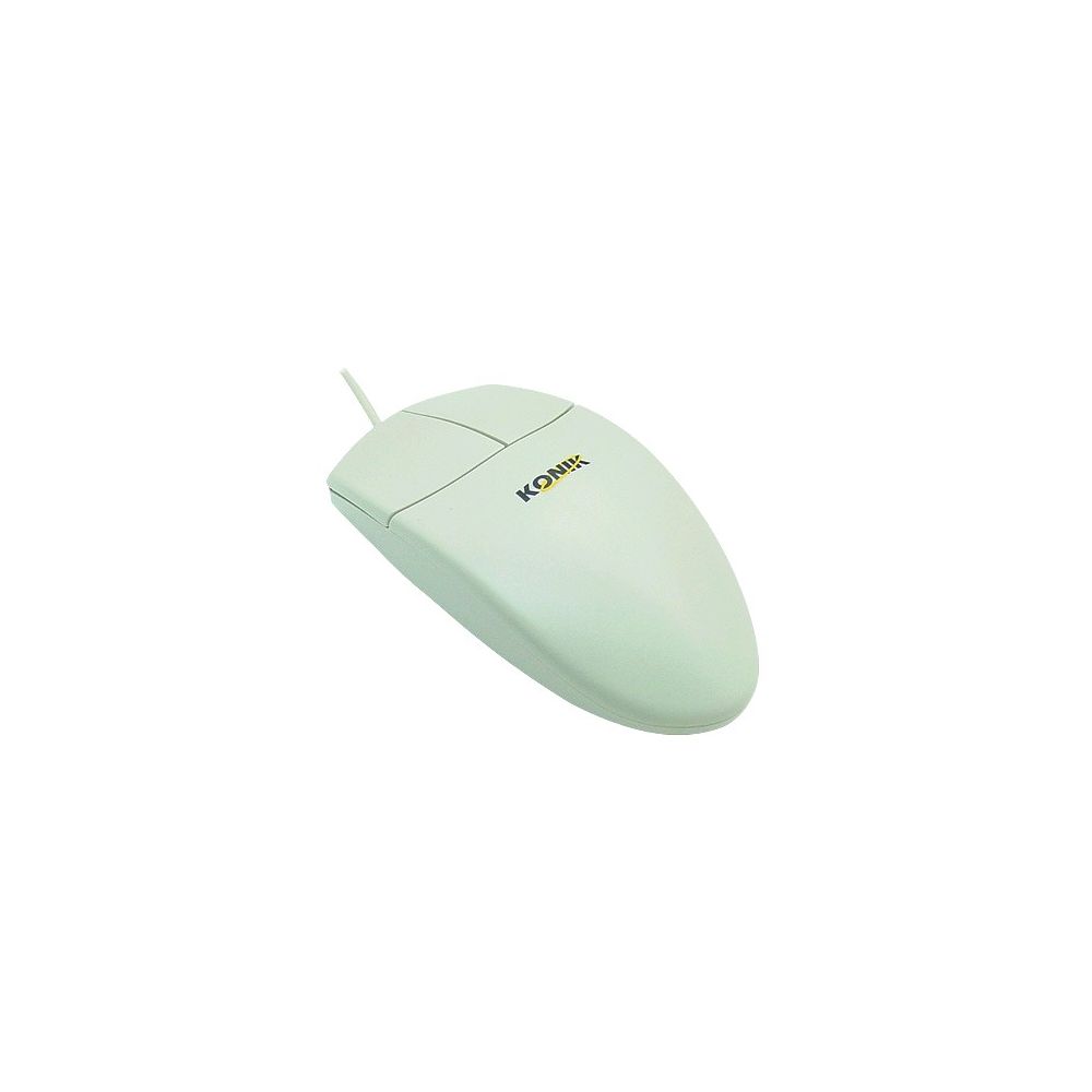 Mouse Bola Branco Konik PS2