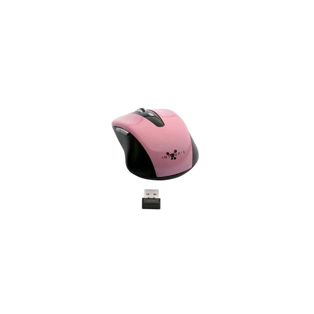 Mouse Óptico sem Fio Mod.351WIP 6 Botões com Scroll Rosa - Integris