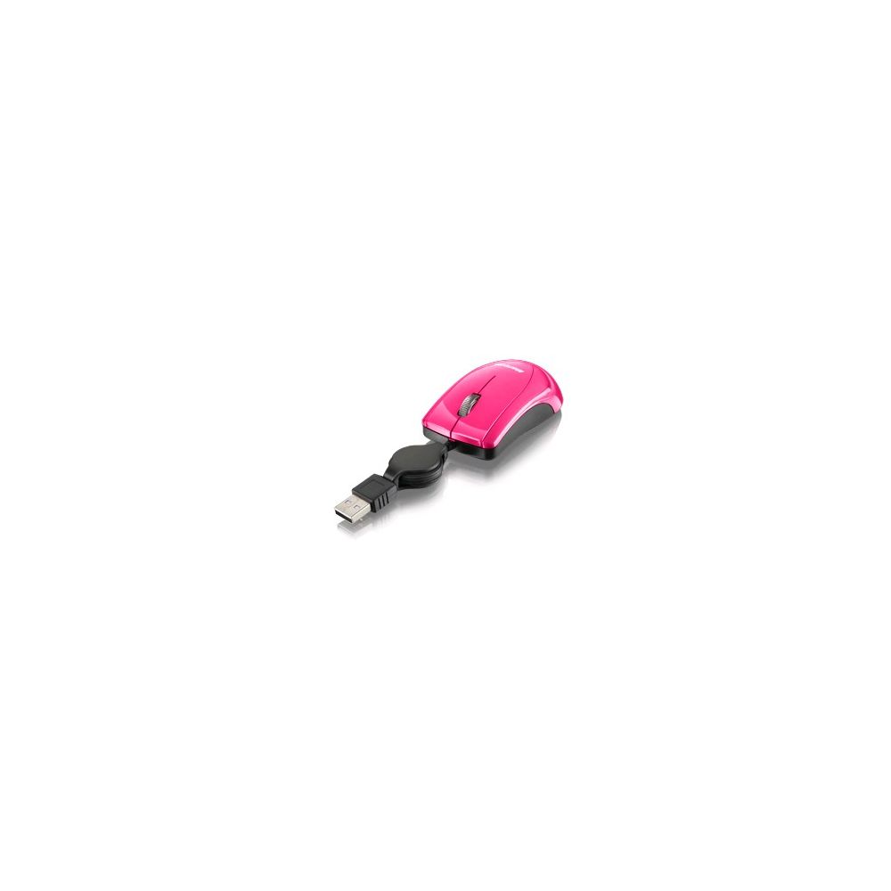 Mouse Mini Retrátil Mod.MO161 Pink - Multilaser