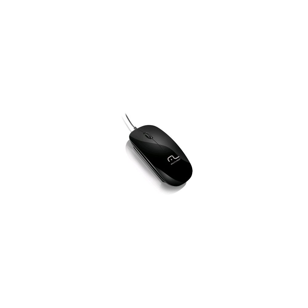 Mouse Óptico Slim Colors USB Mod.MO166 Preto - Multilaser