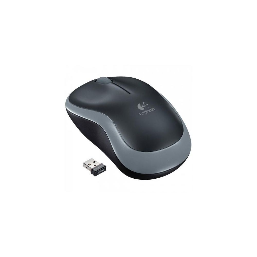 Mouse Sem Fio M185 USB, Óptico, Cinza, 1000DPI - Logitech