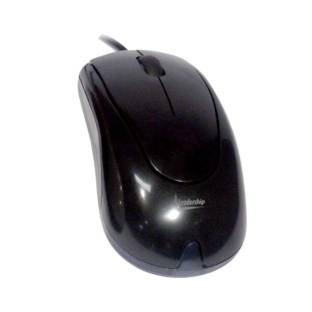 Mouse Óptico PS2 Mod.4590 Preto - Leadership