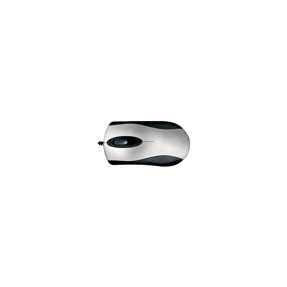 Mouse Óptico PS2 Coleção MS3202-1 Preto/Prata - Coletek