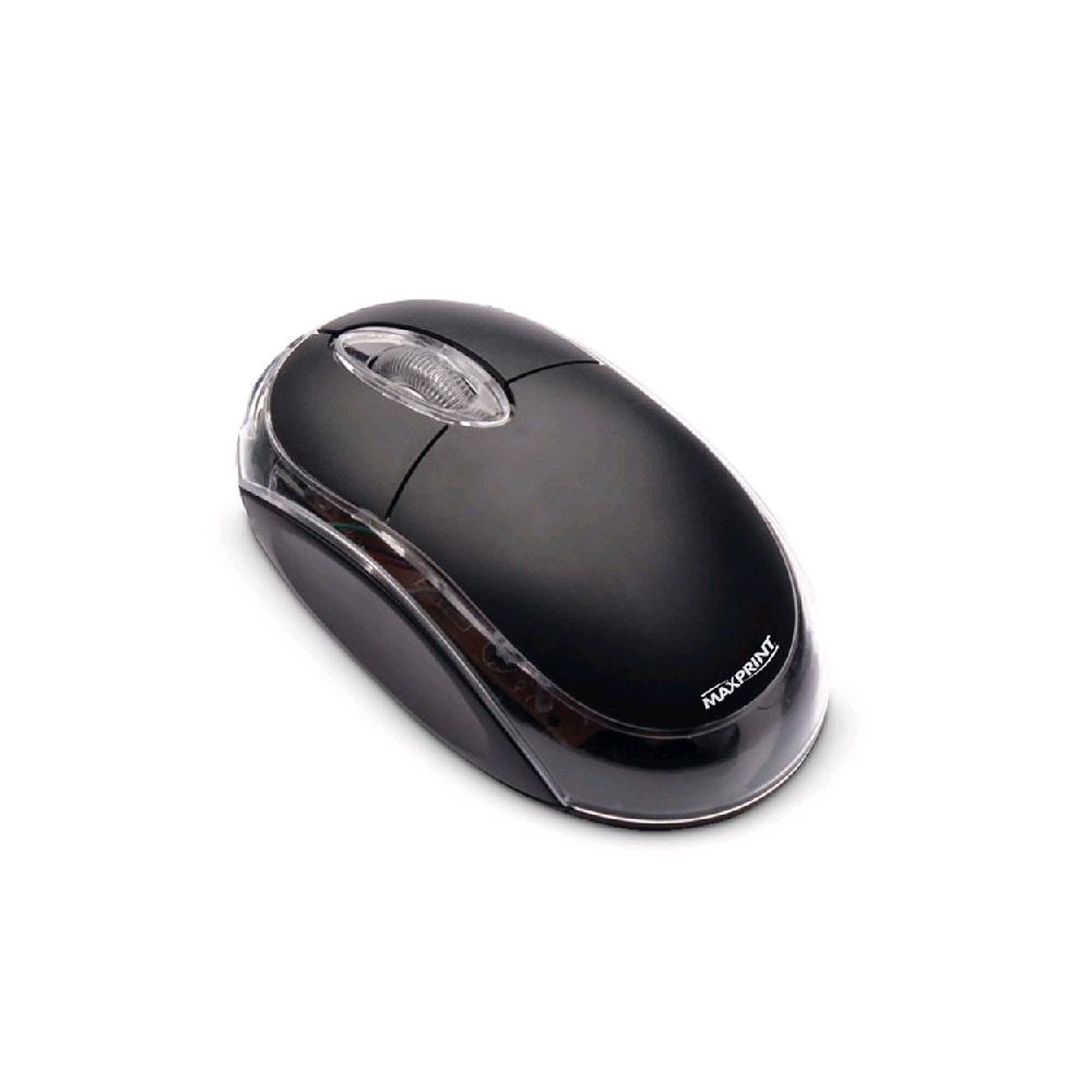 Mouse Óptico USB 60615-7 Preto - Maxprint