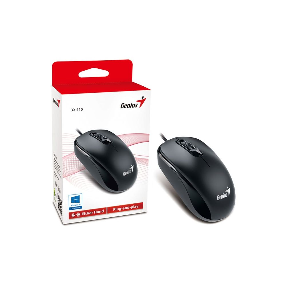Mouse Genius USB DX-110 Preto - Genius