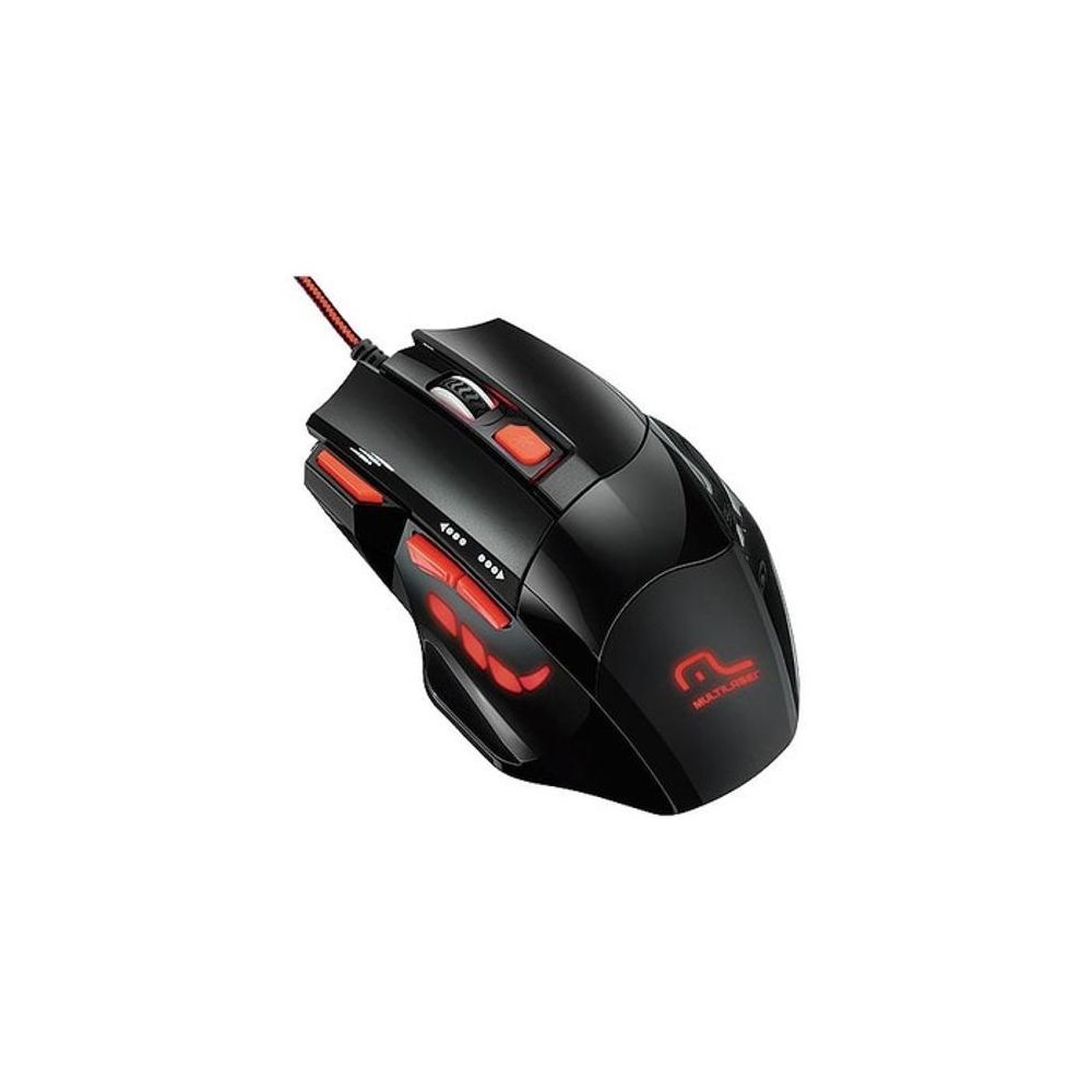 Mouse com Fio Fire Button 2400 DPI MO236 - Multilaser