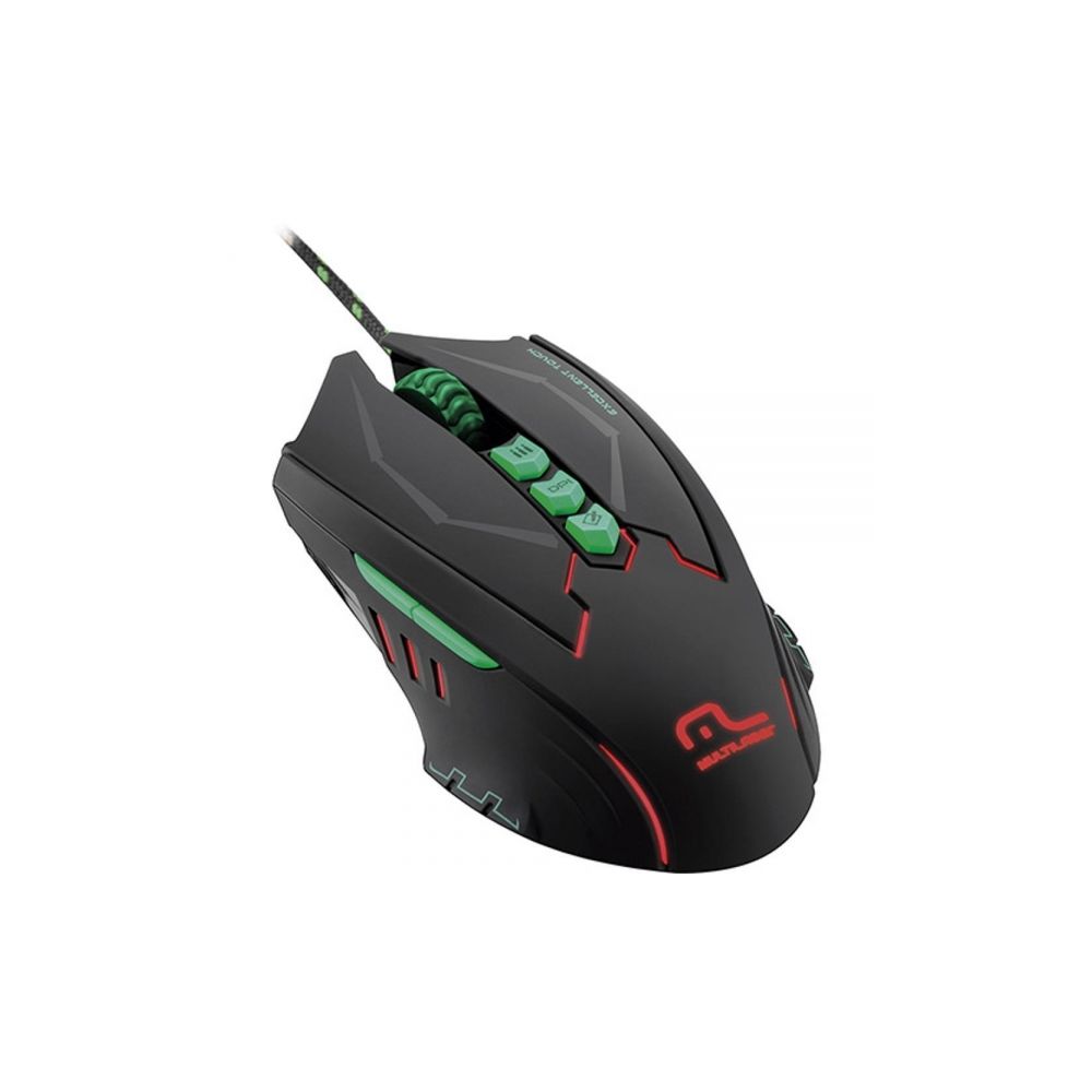 Mouse Gamer Warrior 2500 Dpi com 8 Botões - Pc