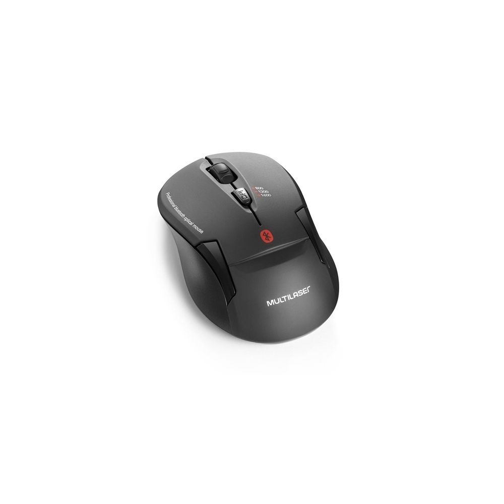 Mouse Sem Fio 1600 DPI Bluetooth Preto MO254 - Multilaser