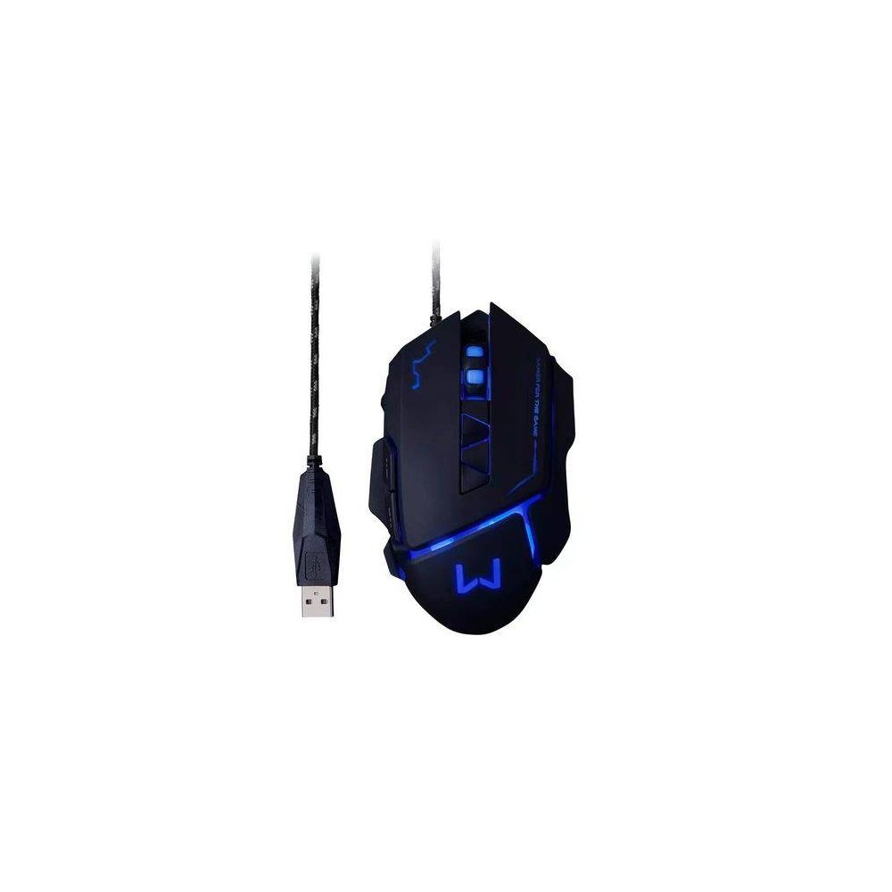 Mouse Warrior Gamer 3200 DPI Preto USB - Multilaser