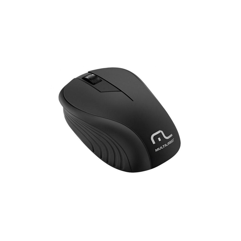 Mouse Sem Fio Óptico 1600DPI 2.4Ghz, Preto, MO237 - Multilaser 