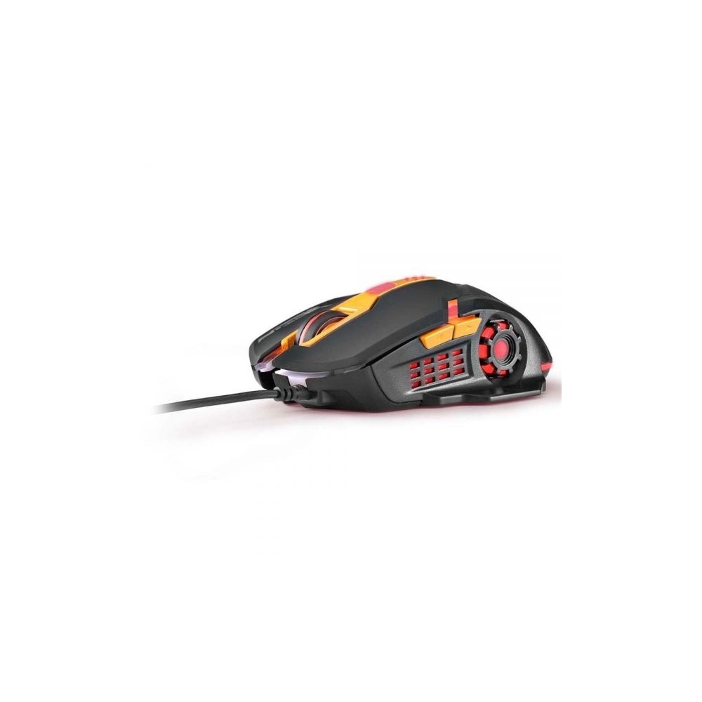 Mouse com Fio Gamer Preto e Laranja USB MO270 - Multilaser