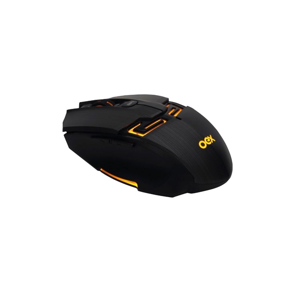 Mouse Gamer Killer  Preto e Laranja Ms312 - Oex 