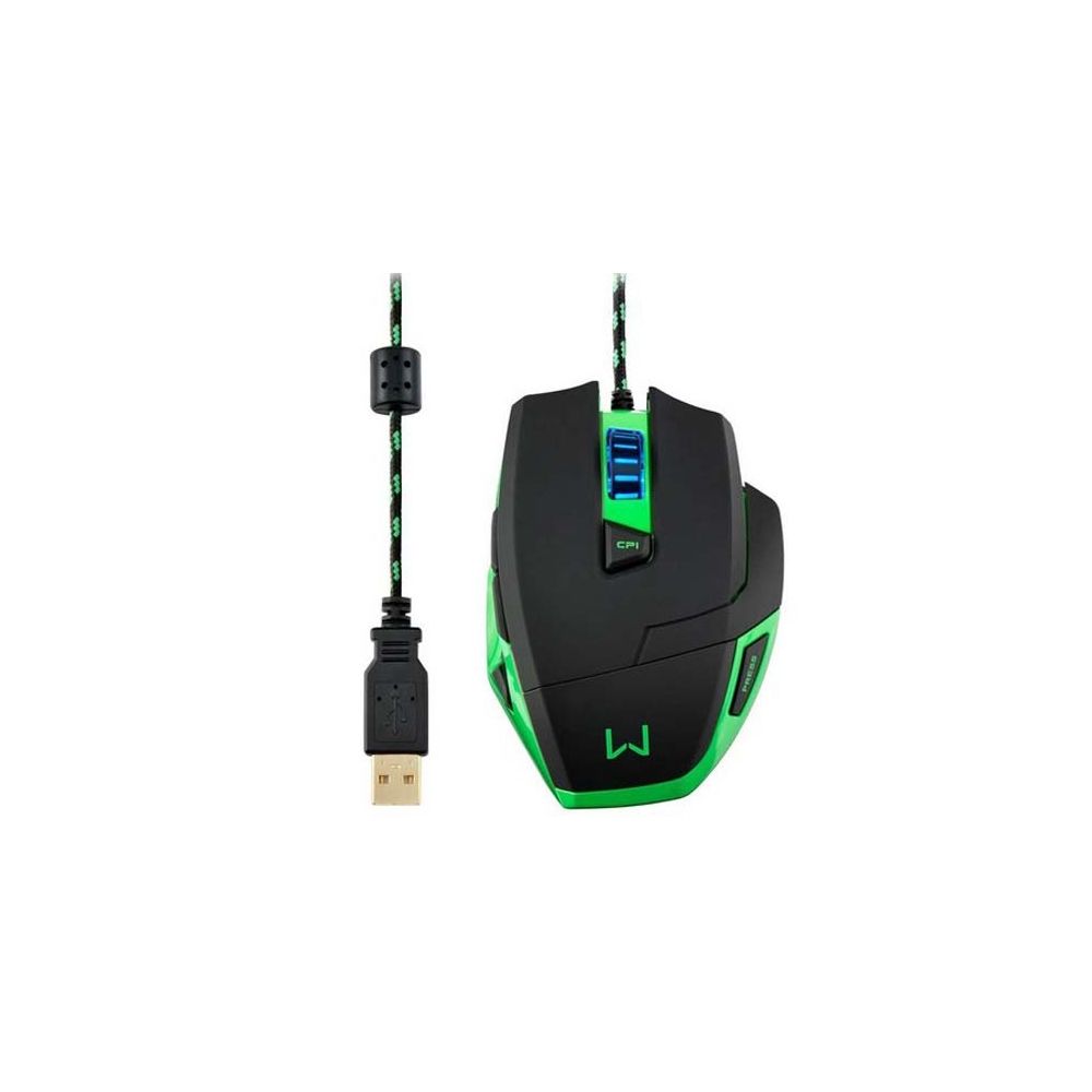 Mouse Gamer Warrior MO245, 3200DPI, 6 botões - Multilaser 