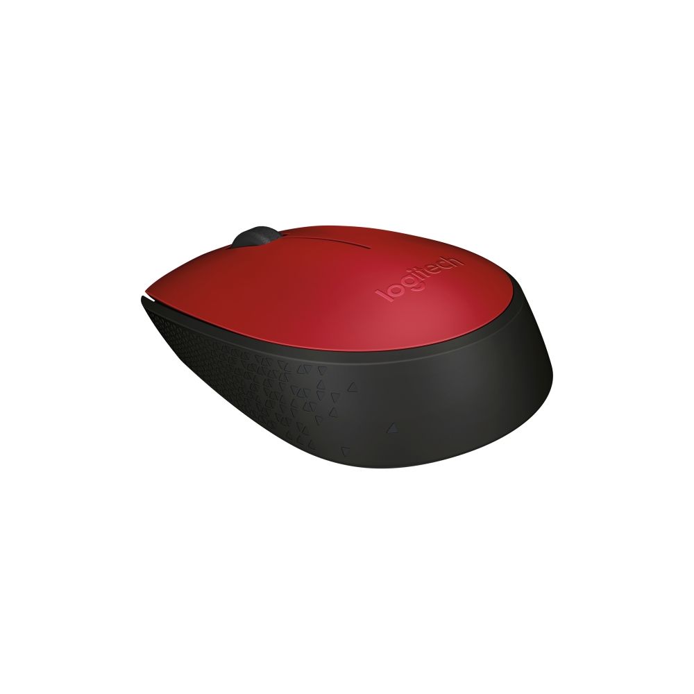 Mouse Óptico Sem Fio, M170, Preto/Vermelho, USB - Logitech 