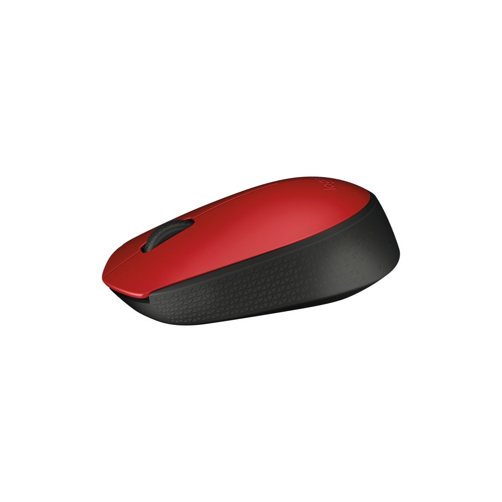 Mouse Óptico Sem Fio, M170, Preto/Vermelho, USB - Logitech 