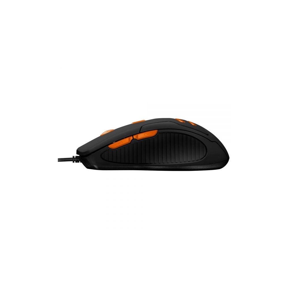 Mouse e Mouse Pad Speed Laranja Preto MO274 - Multilaser