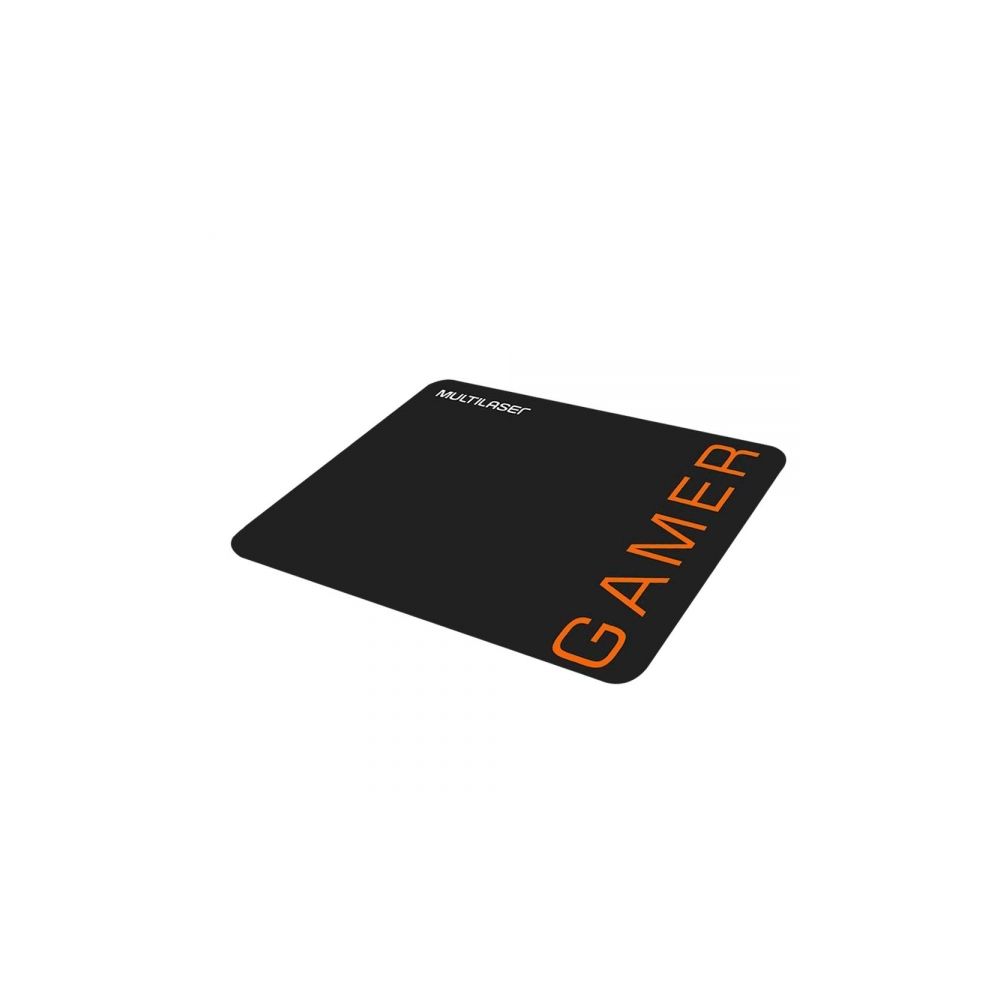 Mouse e Mouse Pad Speed Laranja Preto MO274 - Multilaser