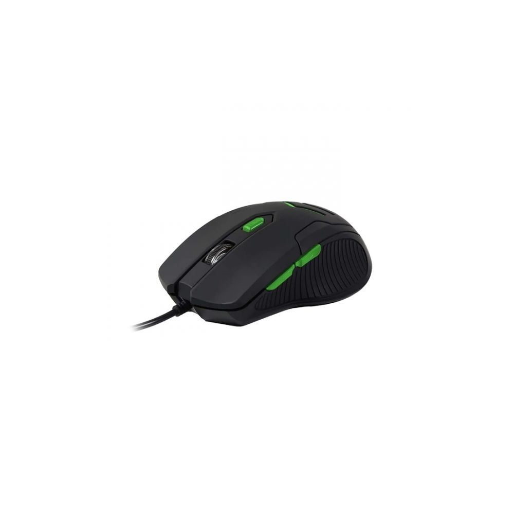 Mouse e Mouse Pad Preto e Verde MO273 - Multilaser