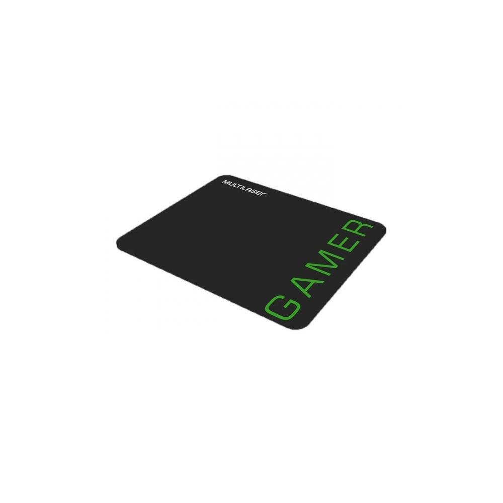 Mouse e Mouse Pad Preto e Verde MO273 - Multilaser