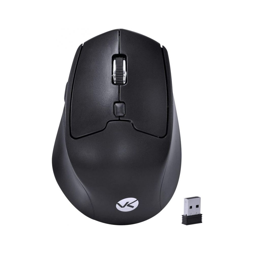 Mouse Sem Fio Wireless Recarregável Preto PM200 - Vinik