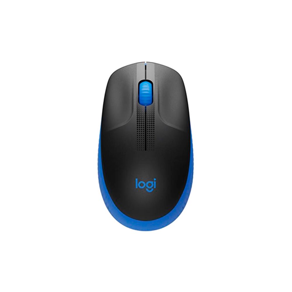 Mouse Sem Fio Preto e Azul M190 - Logitech