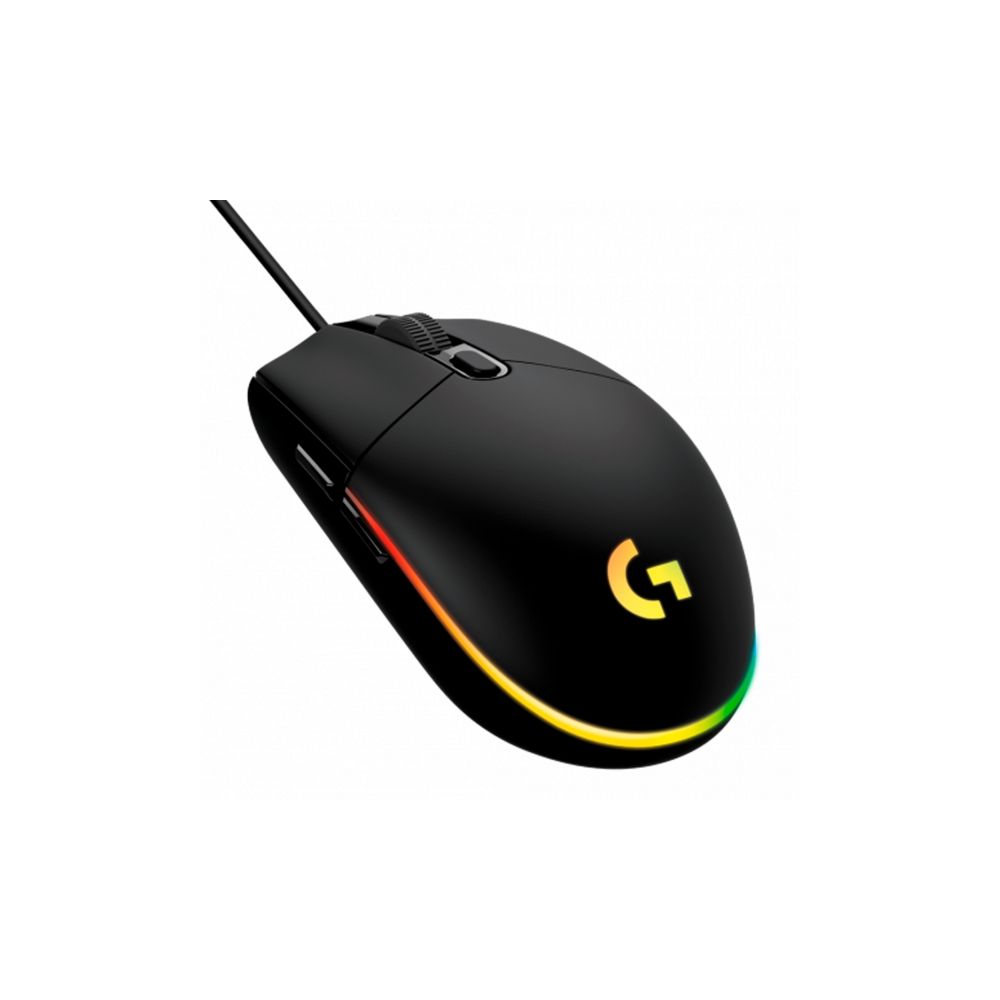 Mouse Gamer G203 com Fio RGB Preto Lightsync - Logitech