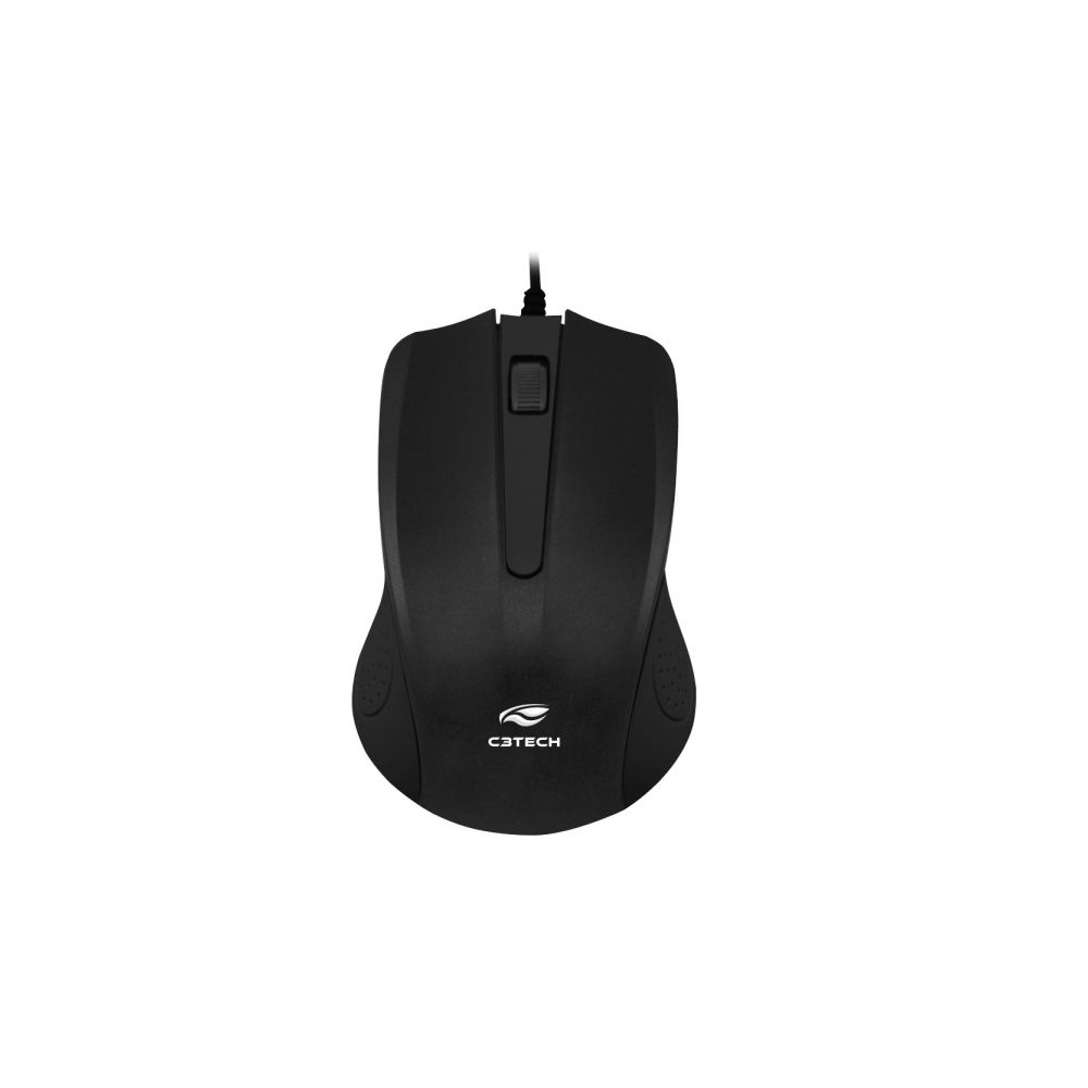 Mouse USB MS-20BK Preto 1000DPI - C3Tech