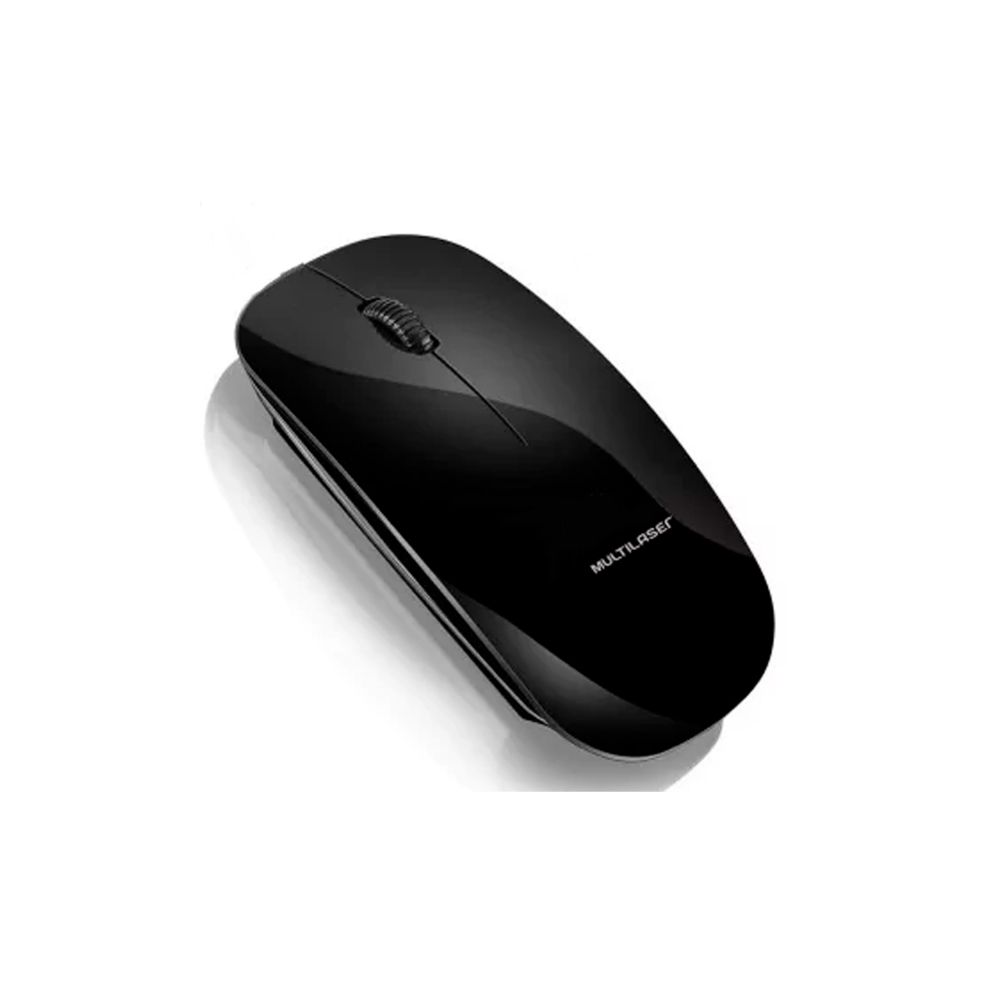 Mouse Óptico sem Fio Recarregável 2.4GHZ - Multilaser