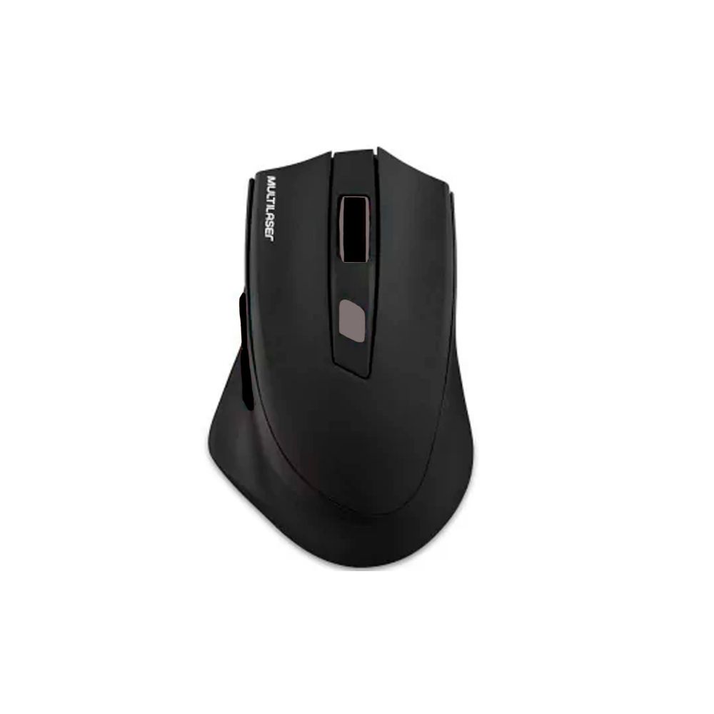 Mouse sem Fio Recarregável 2400DPI MO291 Preto - Multilaser