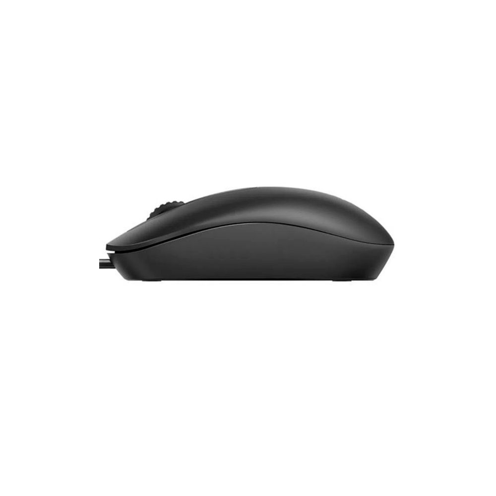 Mouse Óptico Com Fio Preto RA016 - Rapoo