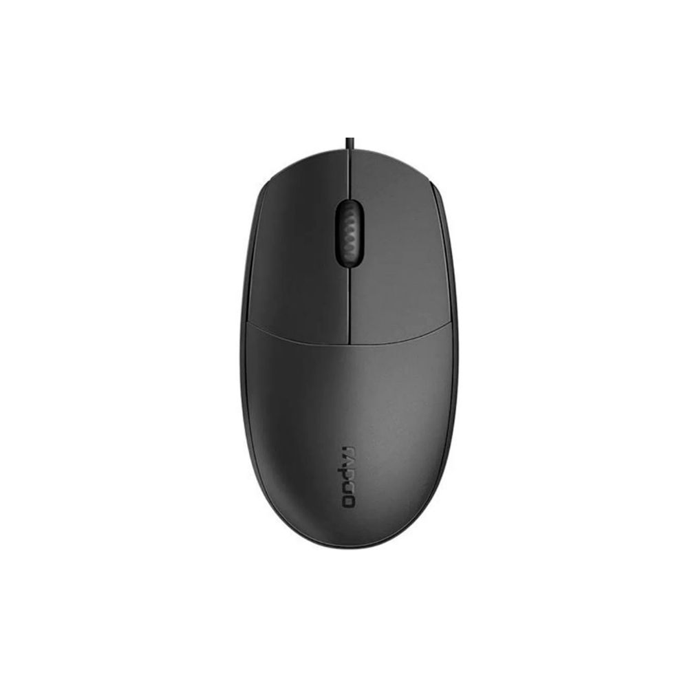 Mouse com Fio USB Preto RA017 N100 - Rapoo