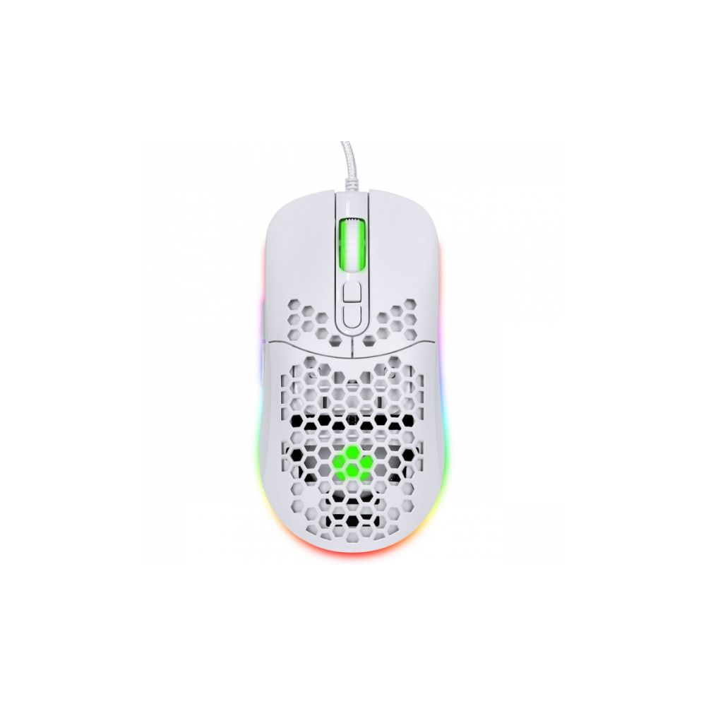 Mouse Gamer Branco com LED 7600DPI MGV110B - Vinik